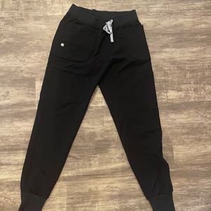 Figs Black Scrub Joggers